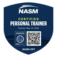 NASM Certified Personal Trainer badge